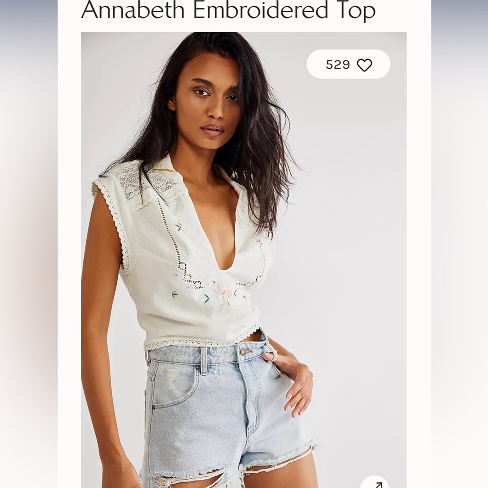 ISO!! Searching for- not for sale. Free people Annabeth top size med or large